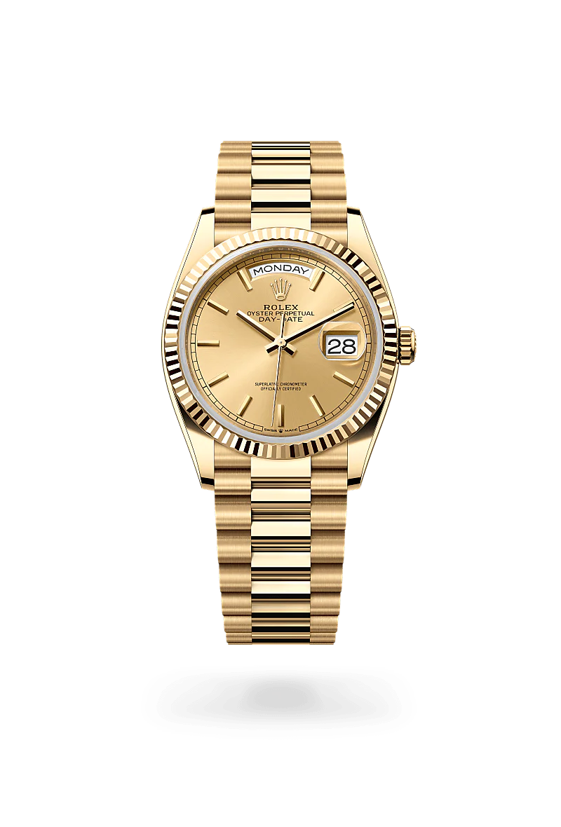 Rolex Day-Date 36 Oyster, 36 mm, ouro amarelo M128238-0045