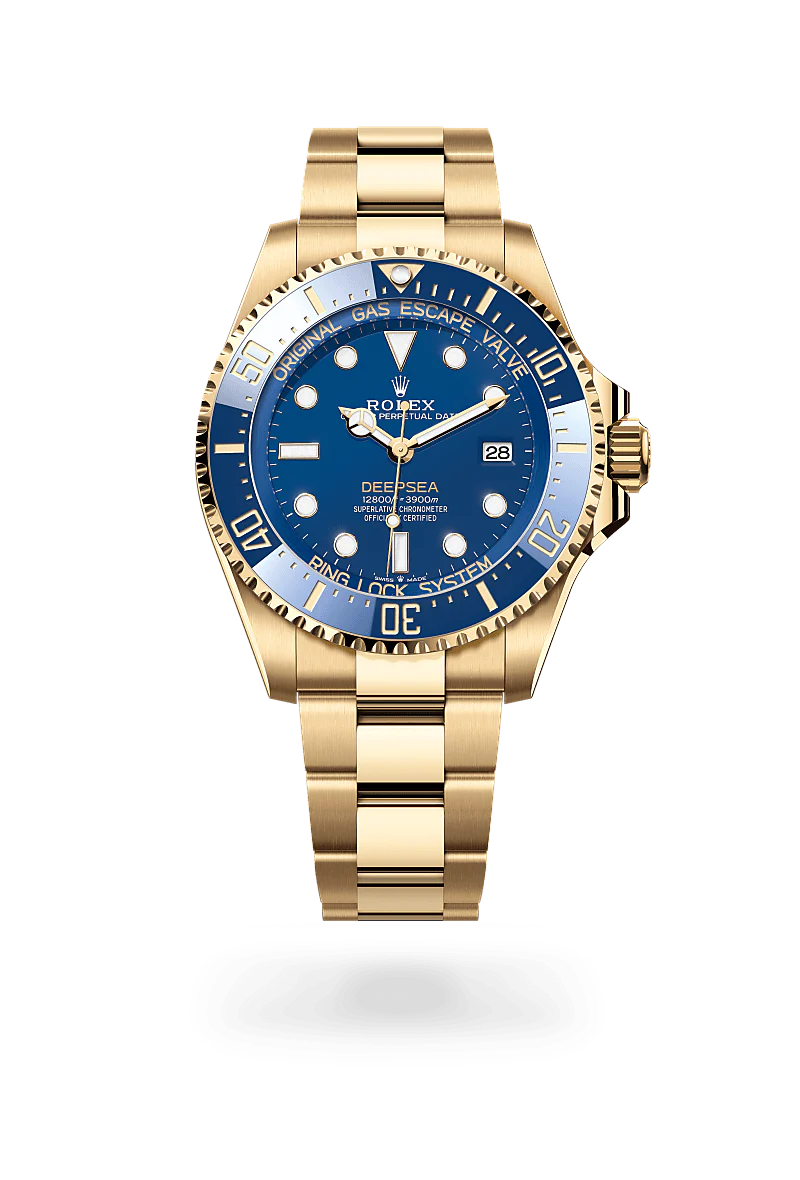 Rolex Rolex Deepsea Oyster, 44 mm, ouro amarelo M136668LB-0001