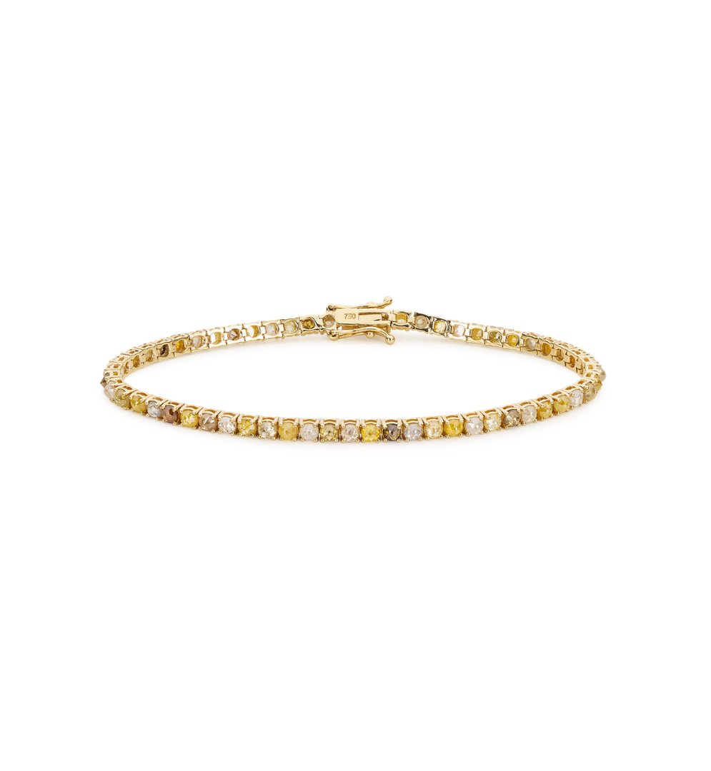 Pulseira Riviera Diamantes Champanhe