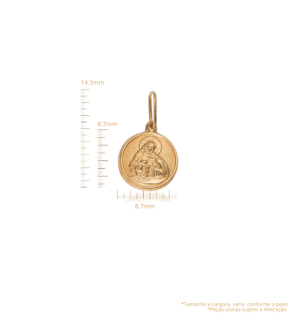 Medalha 1° Comunhão ou Eucaristia