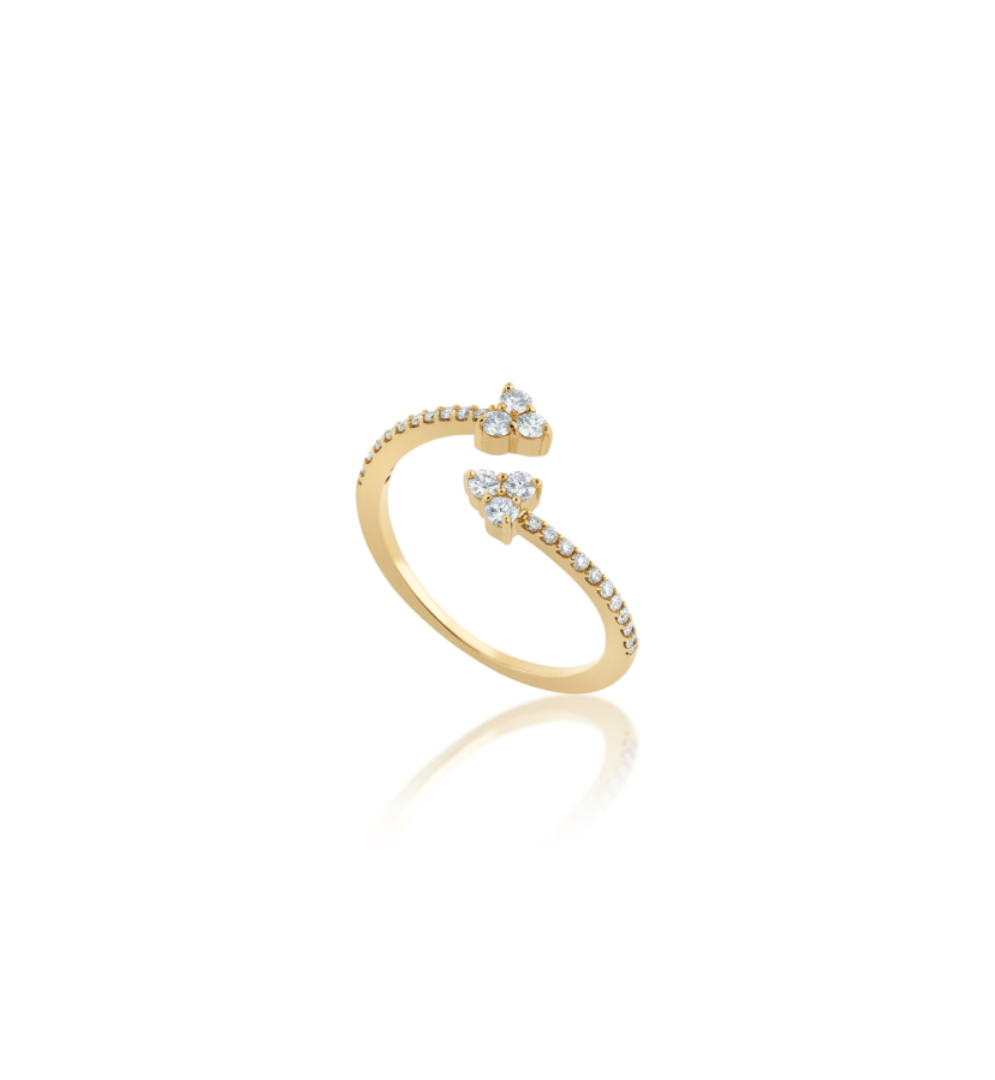 Anel Flecha Ouro Amarelo