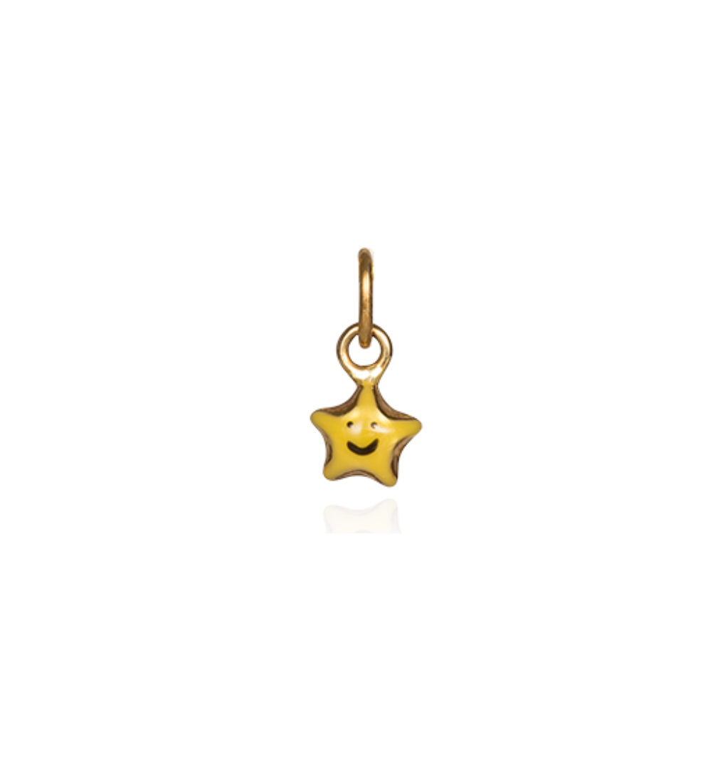 Pingente Estrela Esmaltada