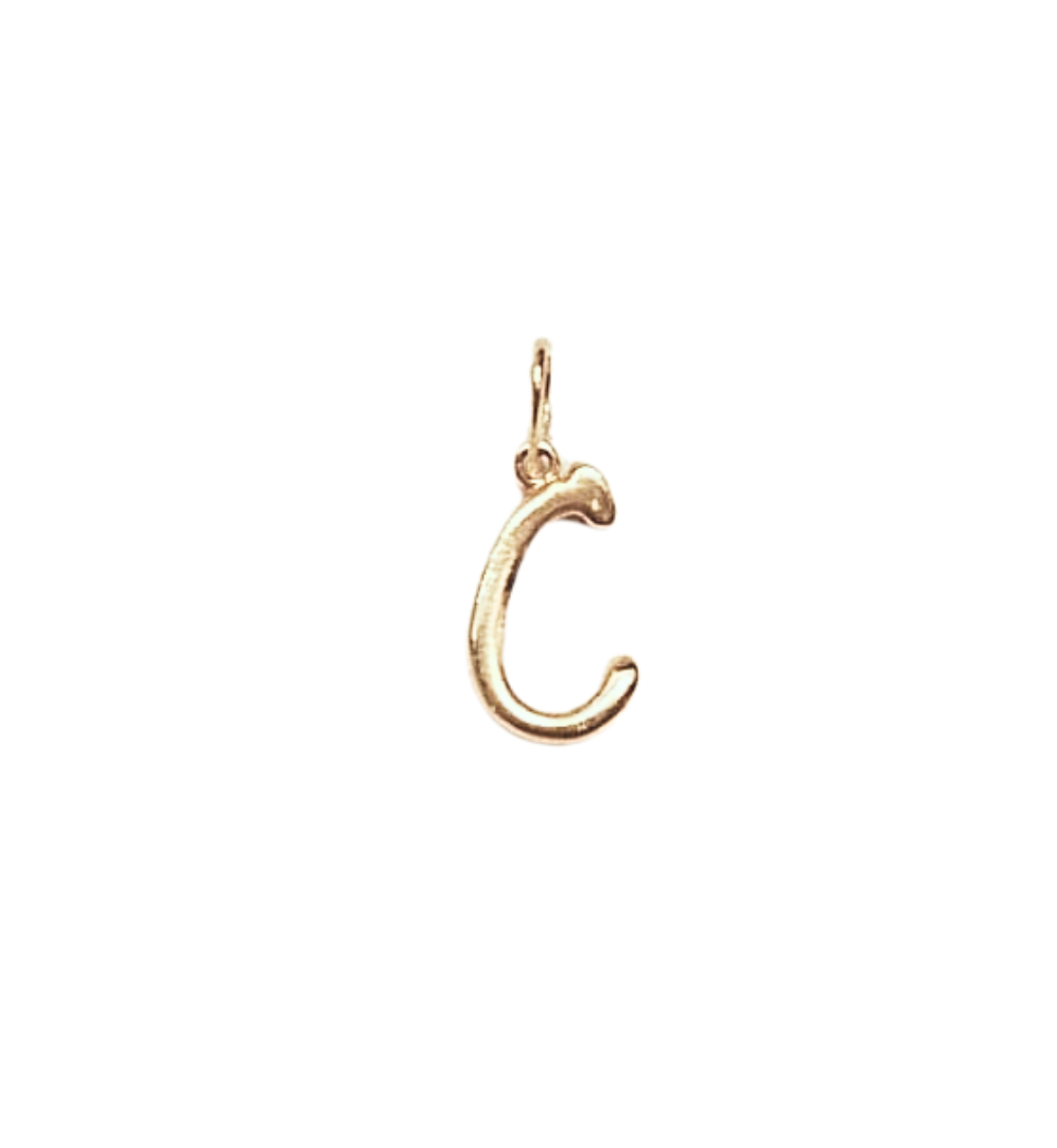 Pingente Letra C